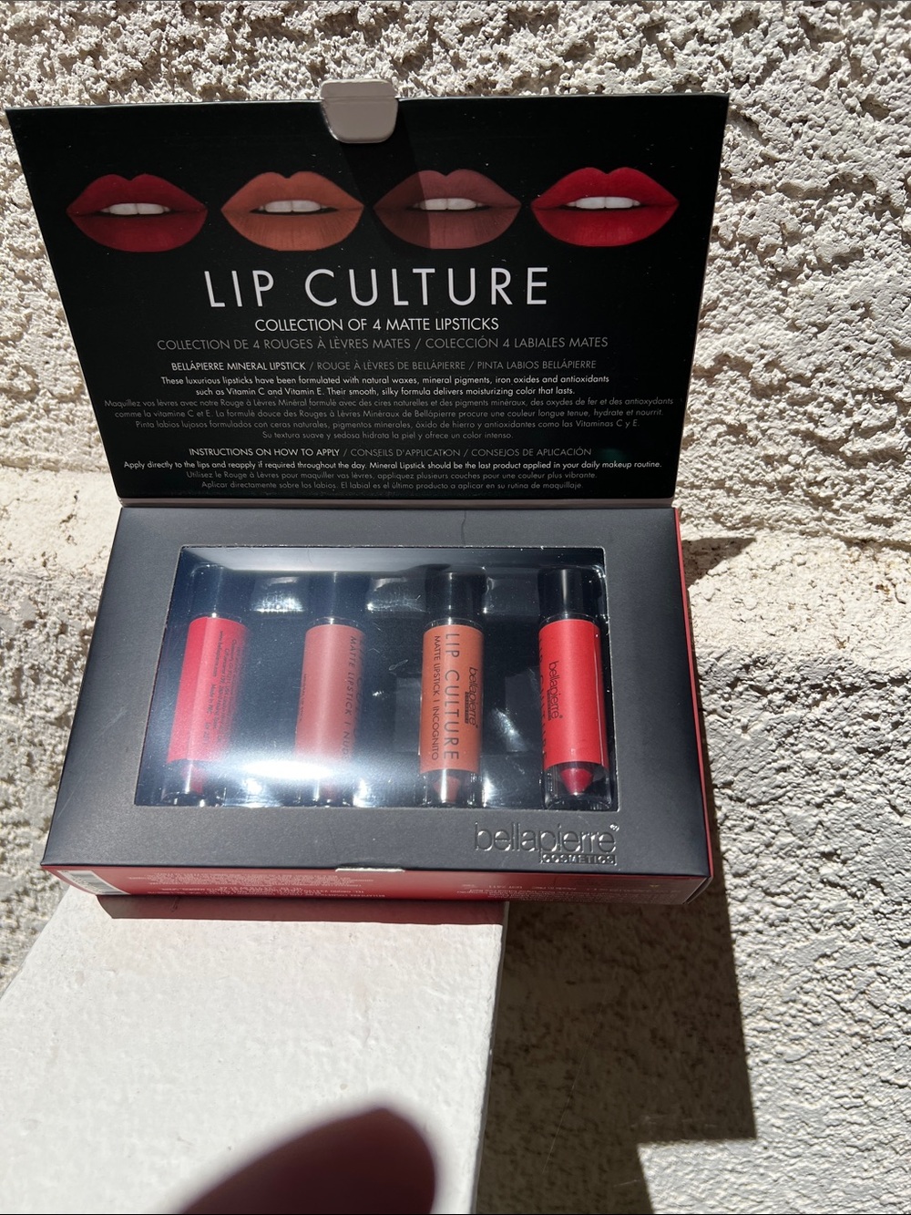 Lip Culture Matte Lipstick Set - Red & Peach Shades